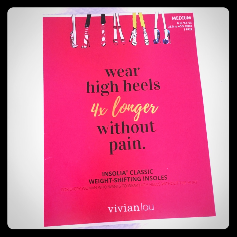 Vivian Lou Insolia Weight Shifting Insoles Medium